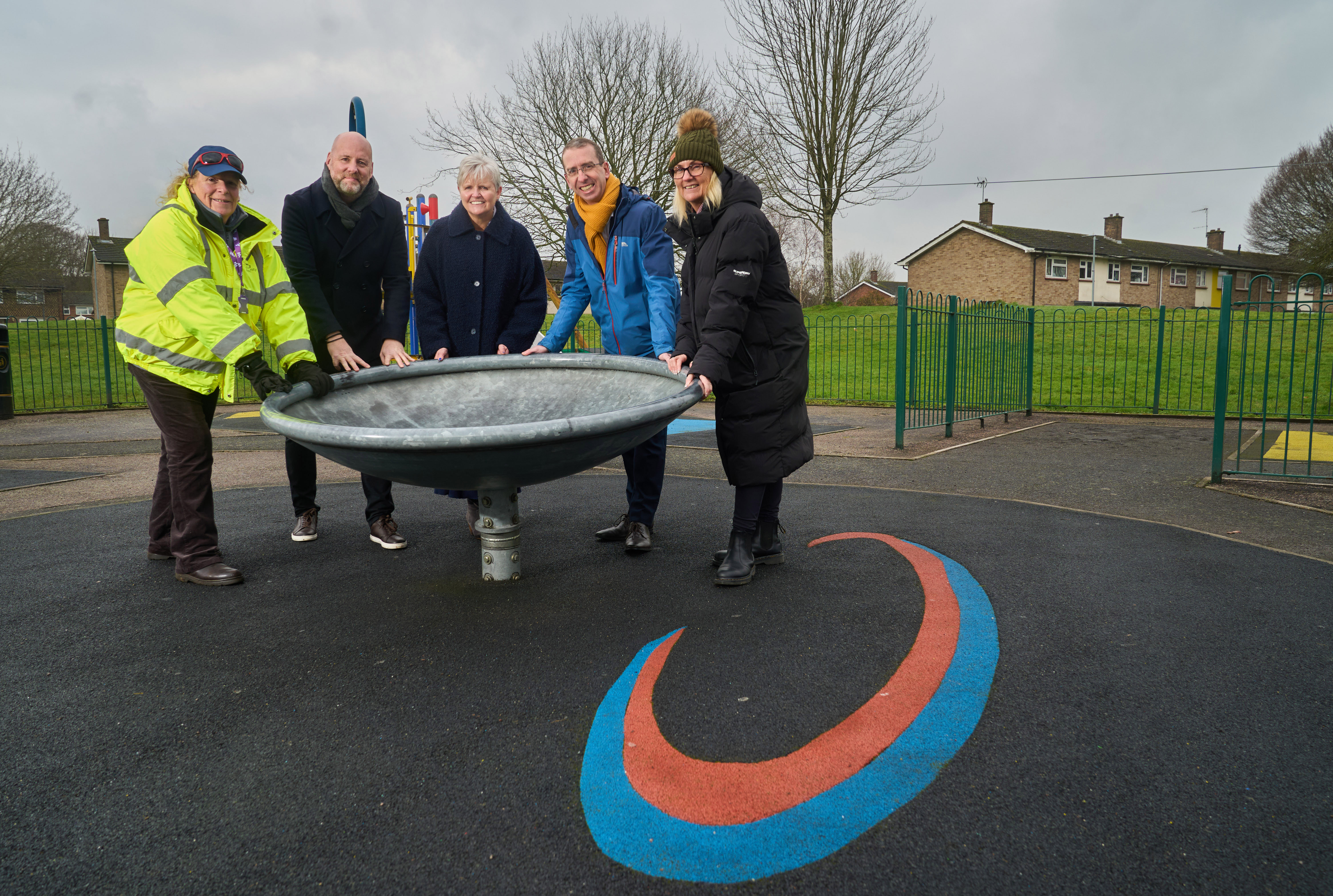 Holywell playground gets a revamp!