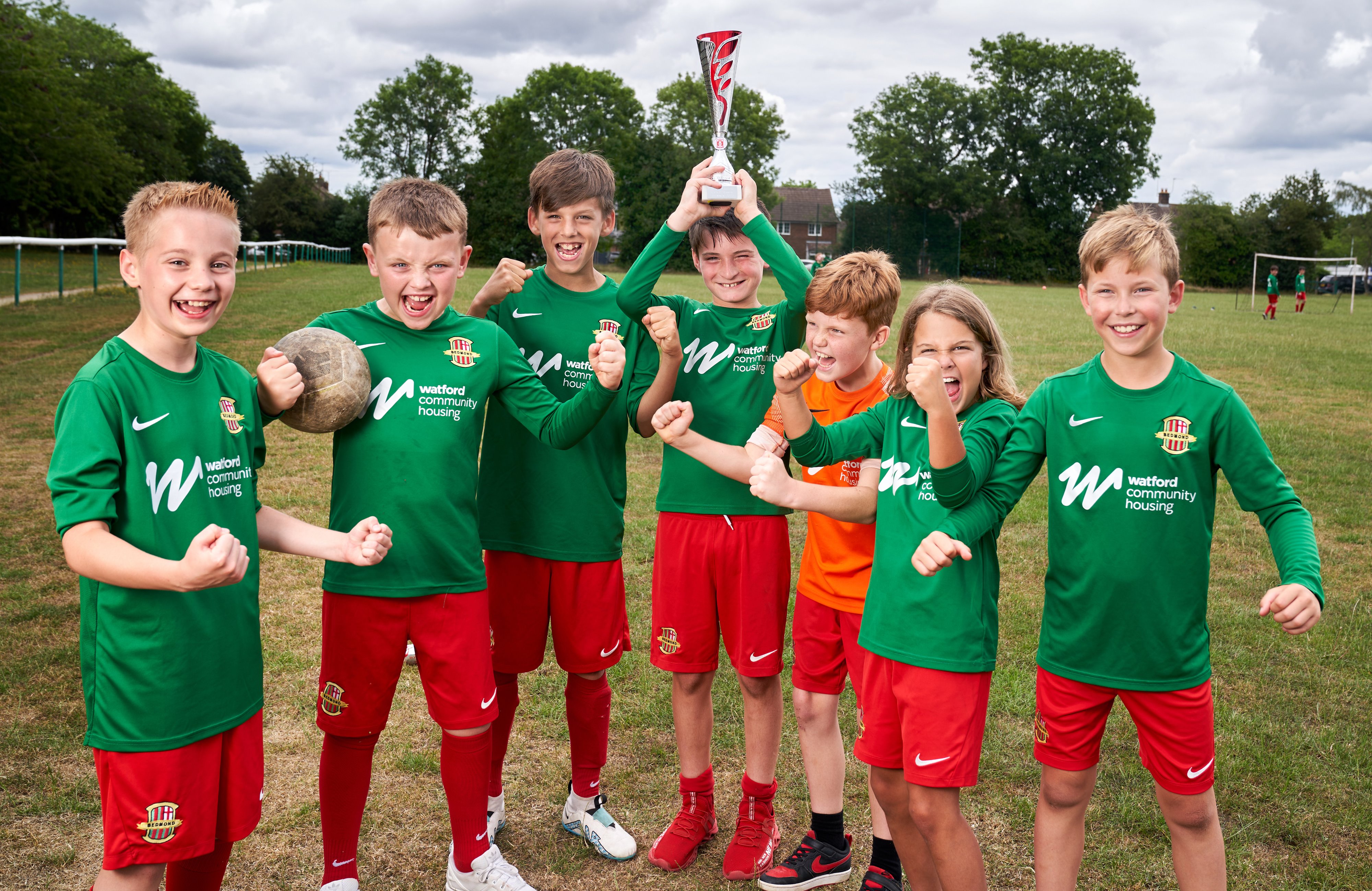 We sponsored Bedmond Youth Football Club!