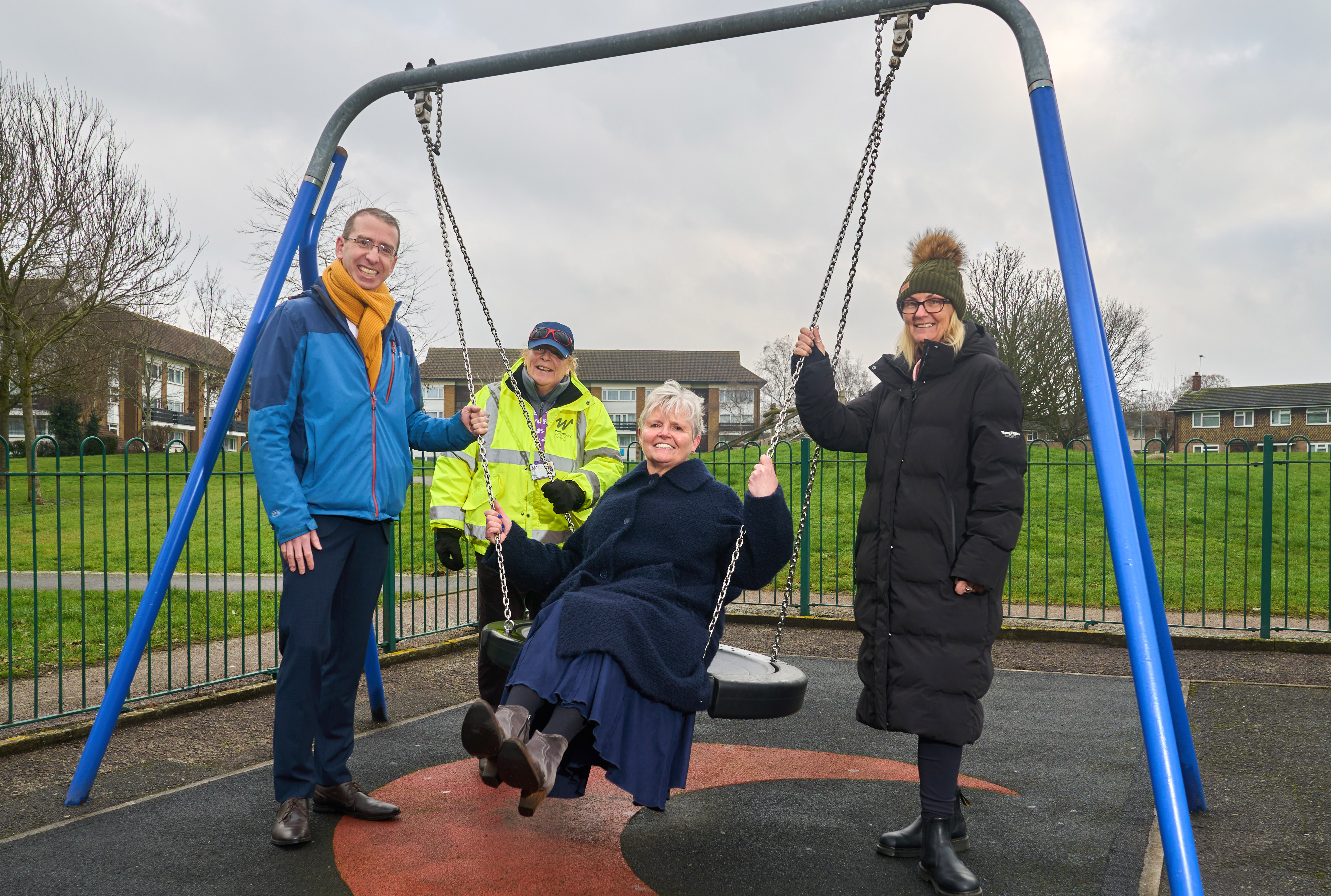 Holywell playground gets a revamp!