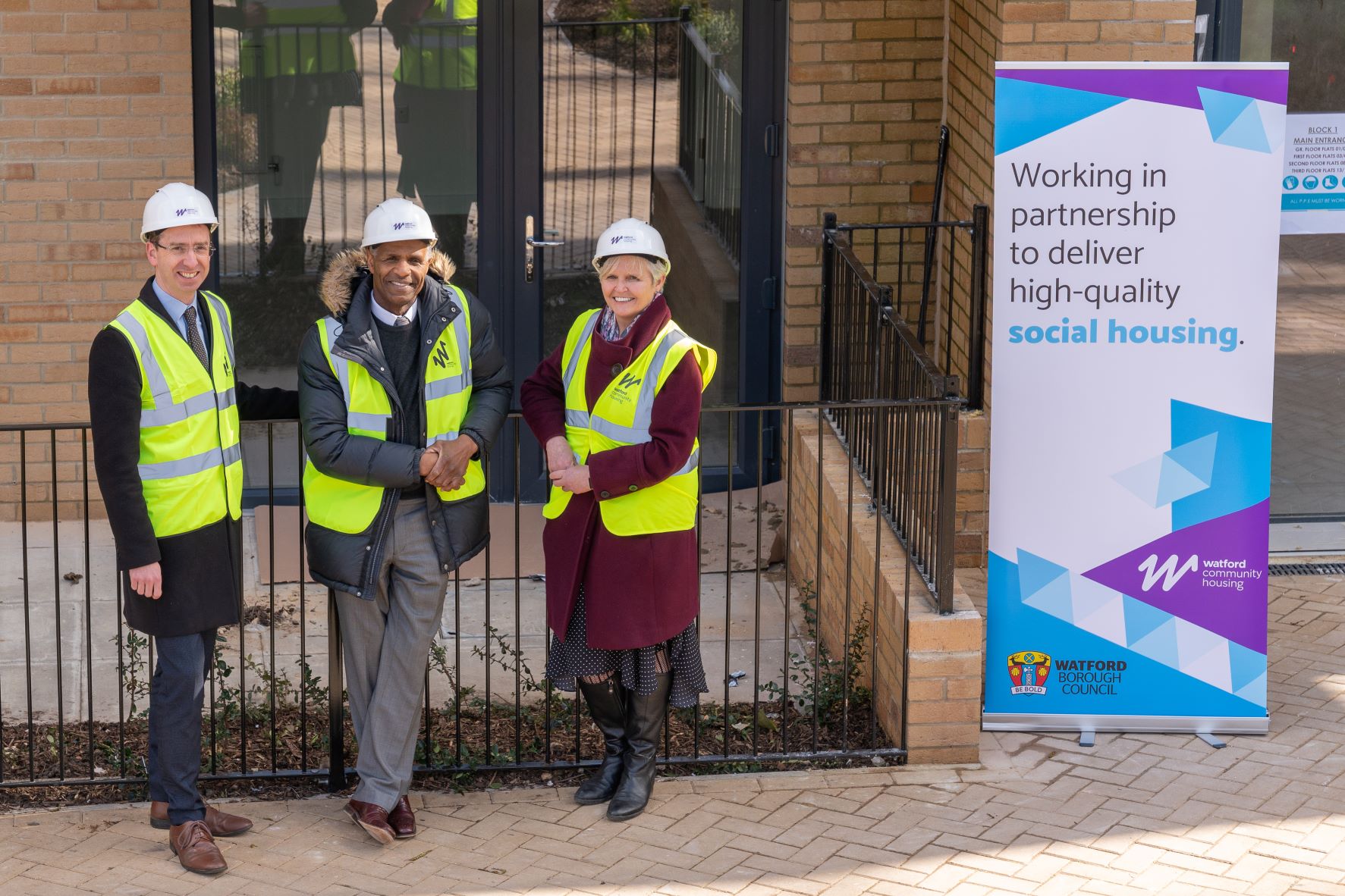 17 new family homes for social rent unveiled at Luther Blissett House