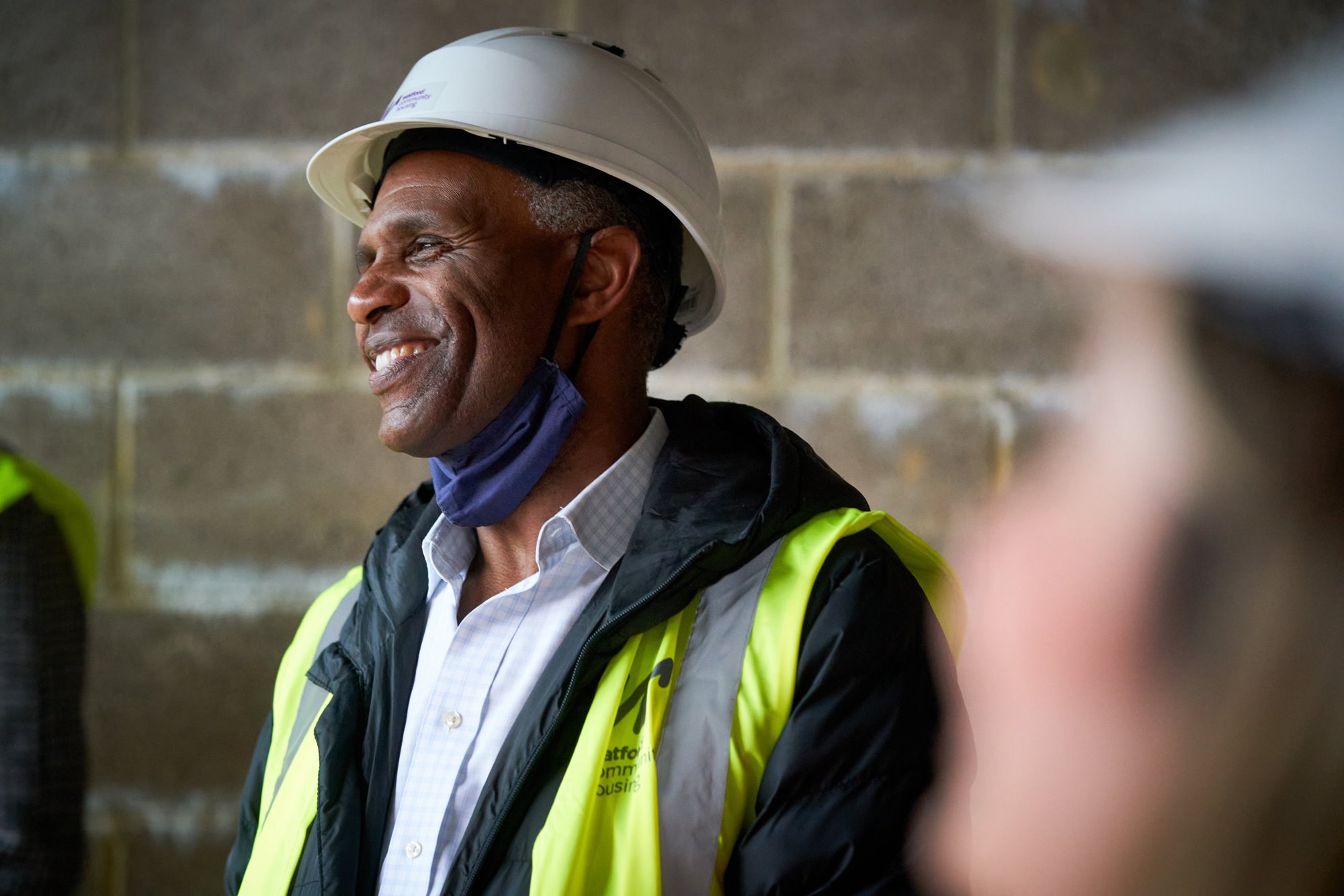 Local legend lends his name to new social housing development