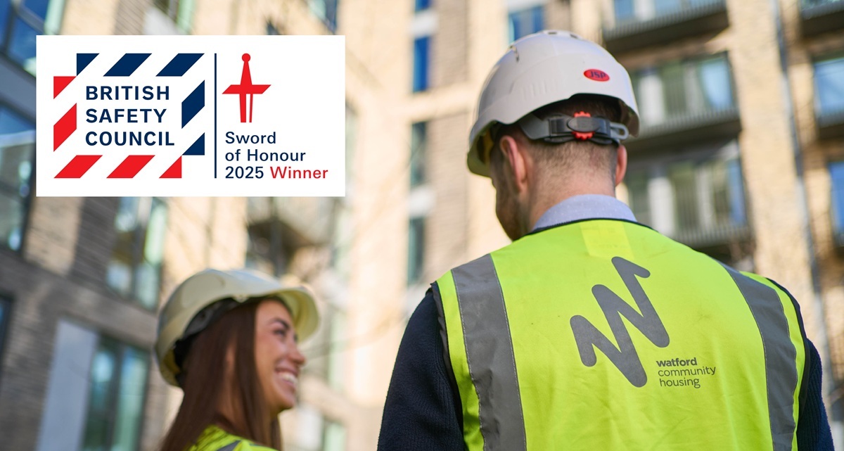 Watford Community Housing receives prestigious health and safety management award